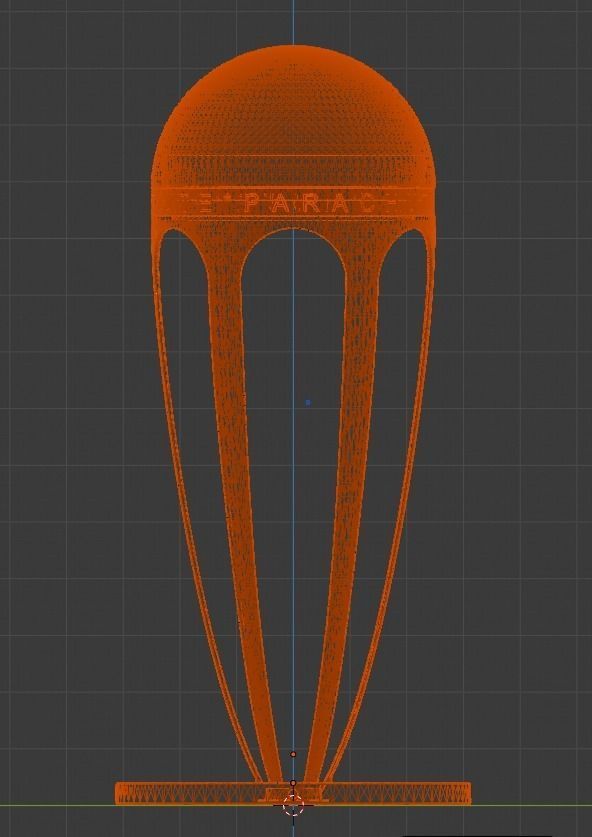 PARACHUTE LAMP 3D model_4