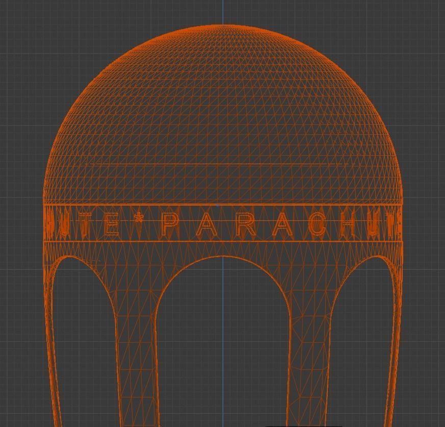 PARACHUTE LAMP 3D model_5