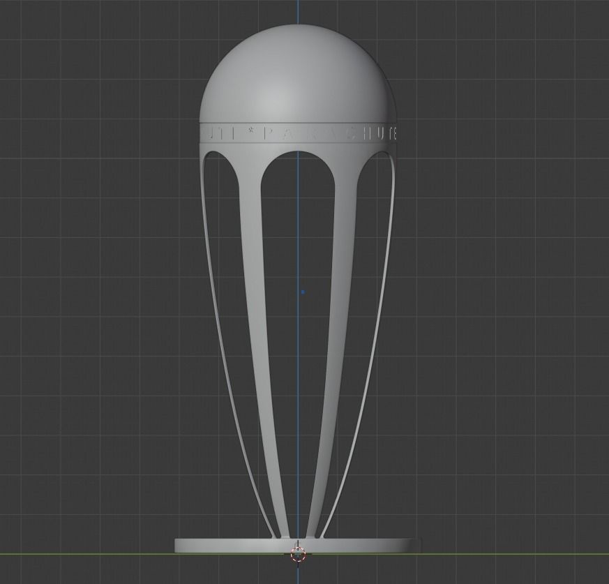 PARACHUTE LAMP 3D model_7