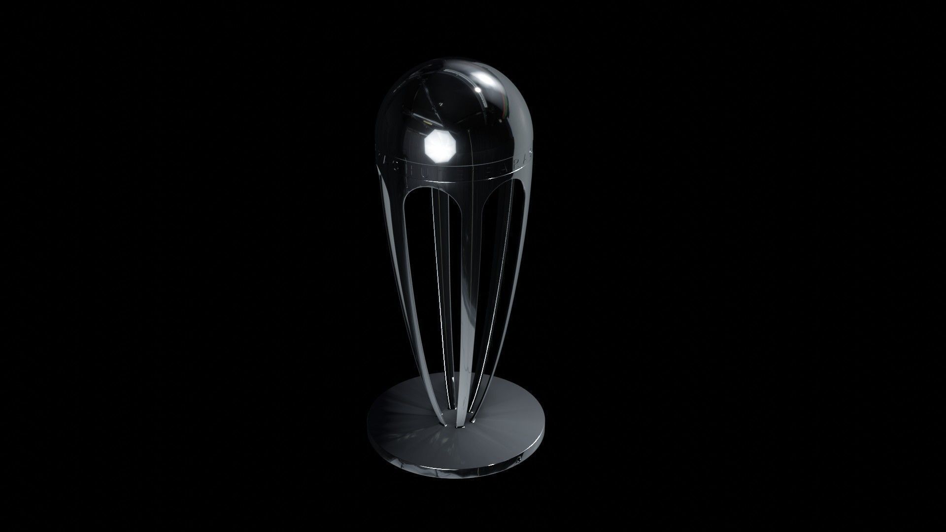 PARACHUTE LAMP 3D model_15