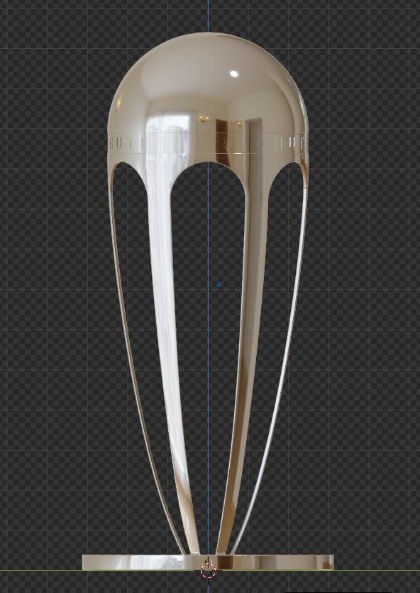 PARACHUTE LAMP 3D model_3