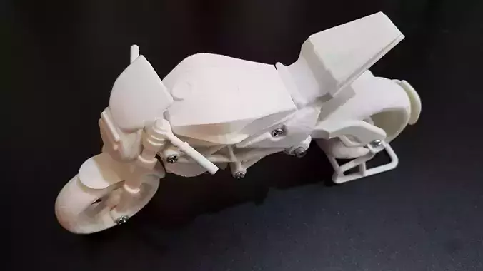 Naked bike Ducati V-Twins 3D print model