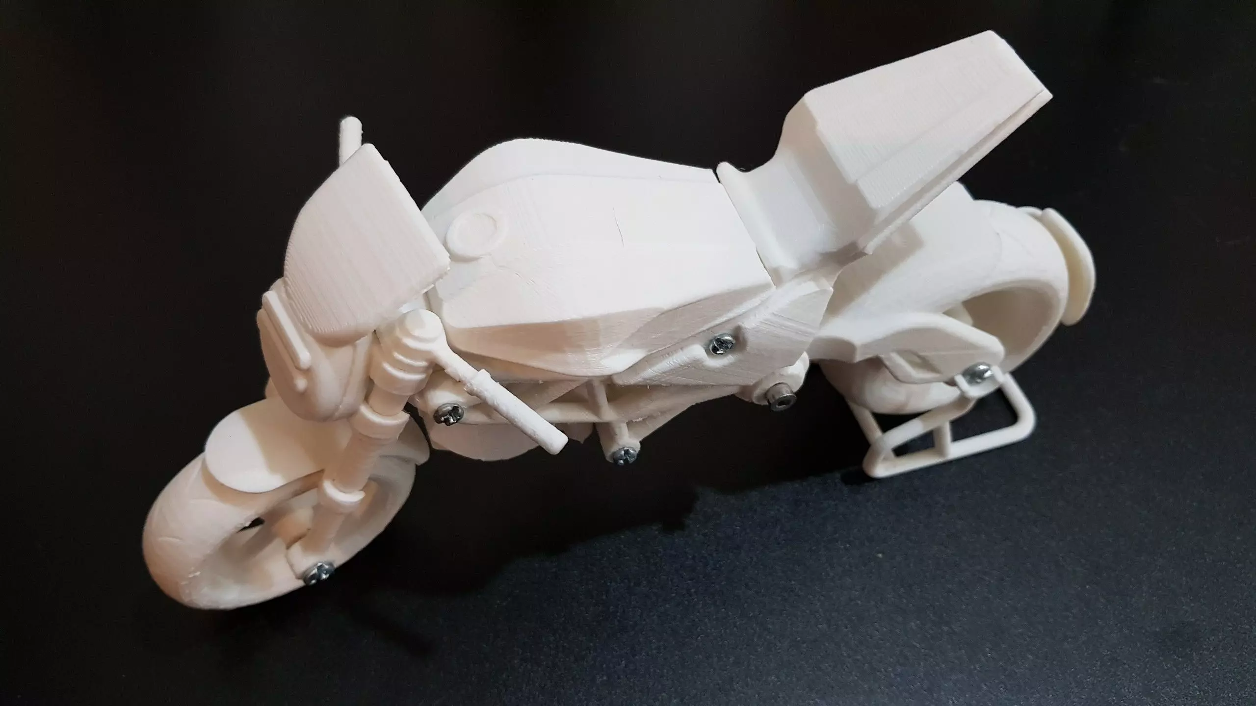 Naked bike Ducati V-Twins 3D print model_0