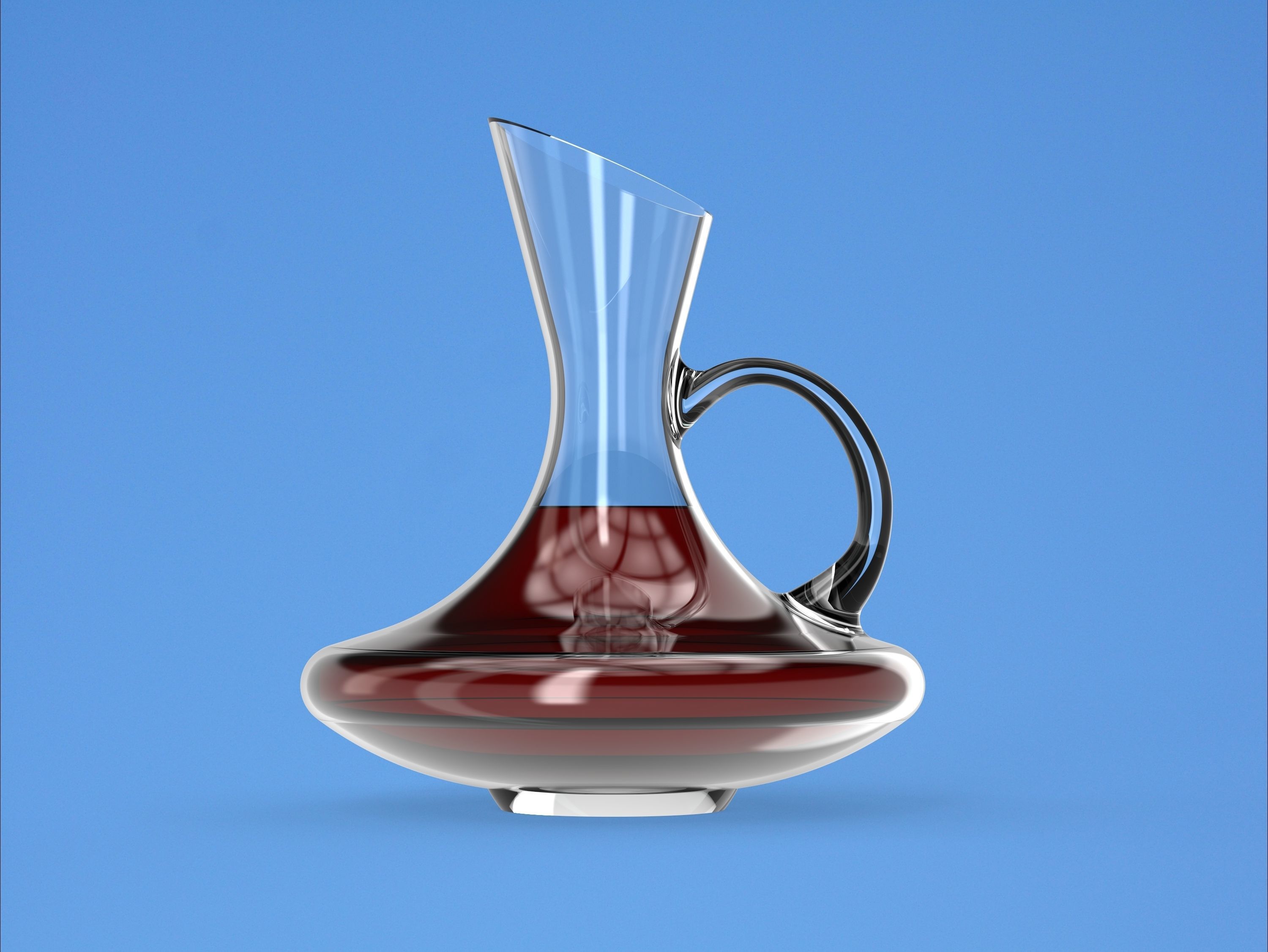 Wine jug 3D model_4