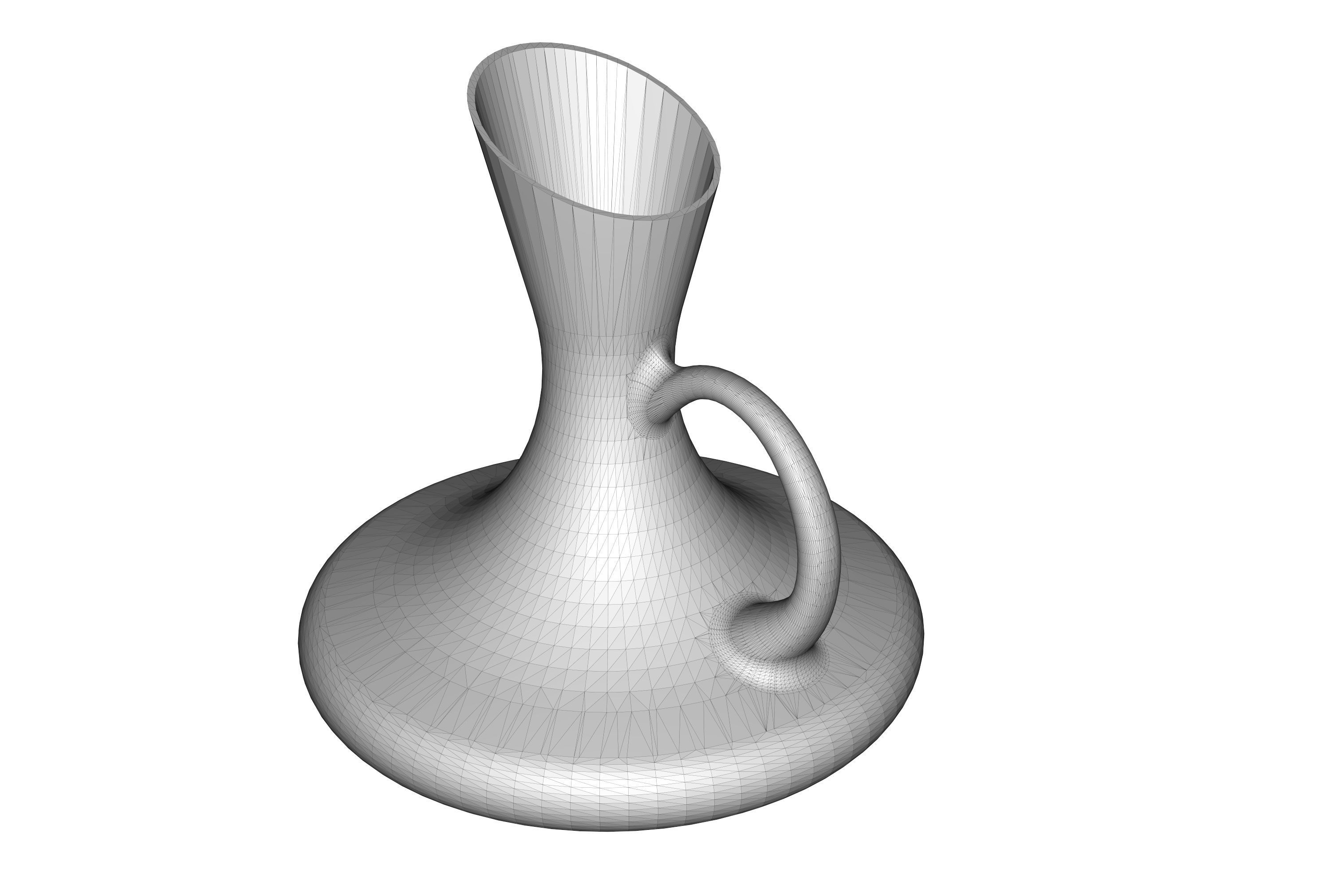 Wine jug 3D model_2