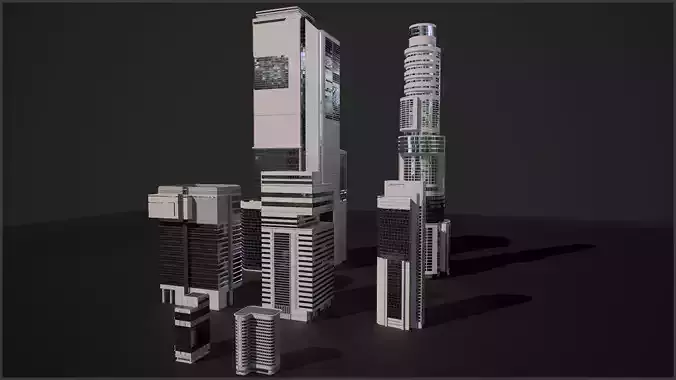 Cyber City  3D model