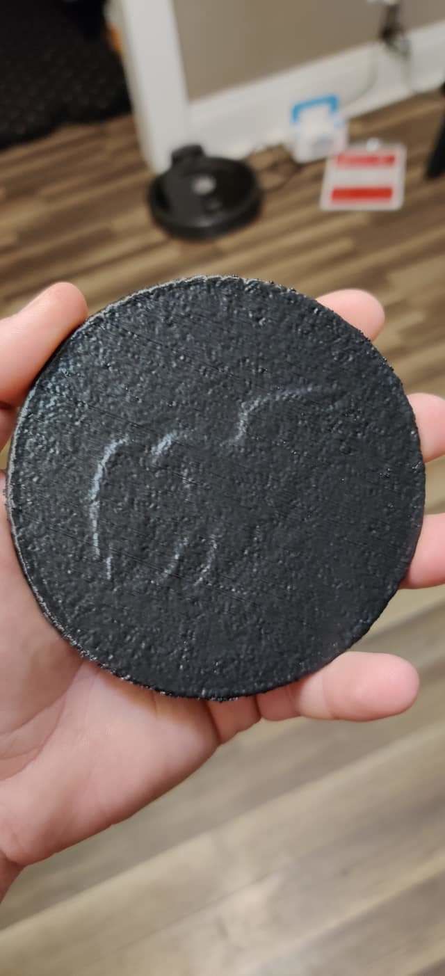 3D Scanned Eisenhower dollar 3D print model_1