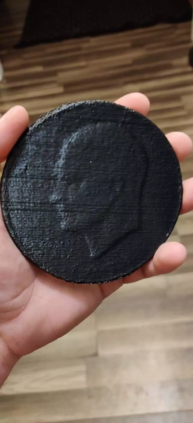 3D Scanned Eisenhower dollar 3D print model_0