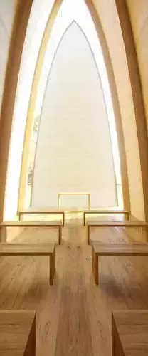 VR Art Chapel Church 2020 Corona Max Scene and Baked