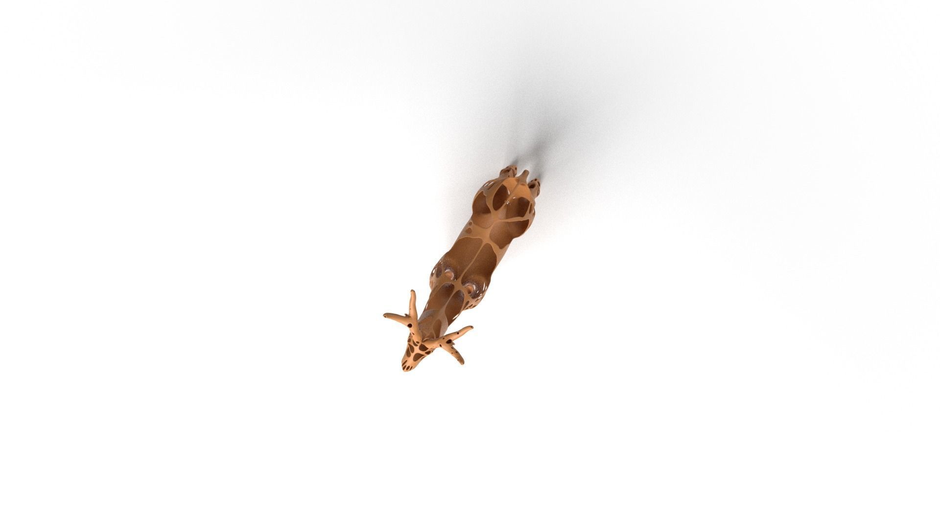 Deer Dust Voronoi Low-poly 3D model_7