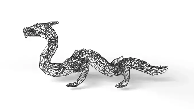 Dragon Wireframe