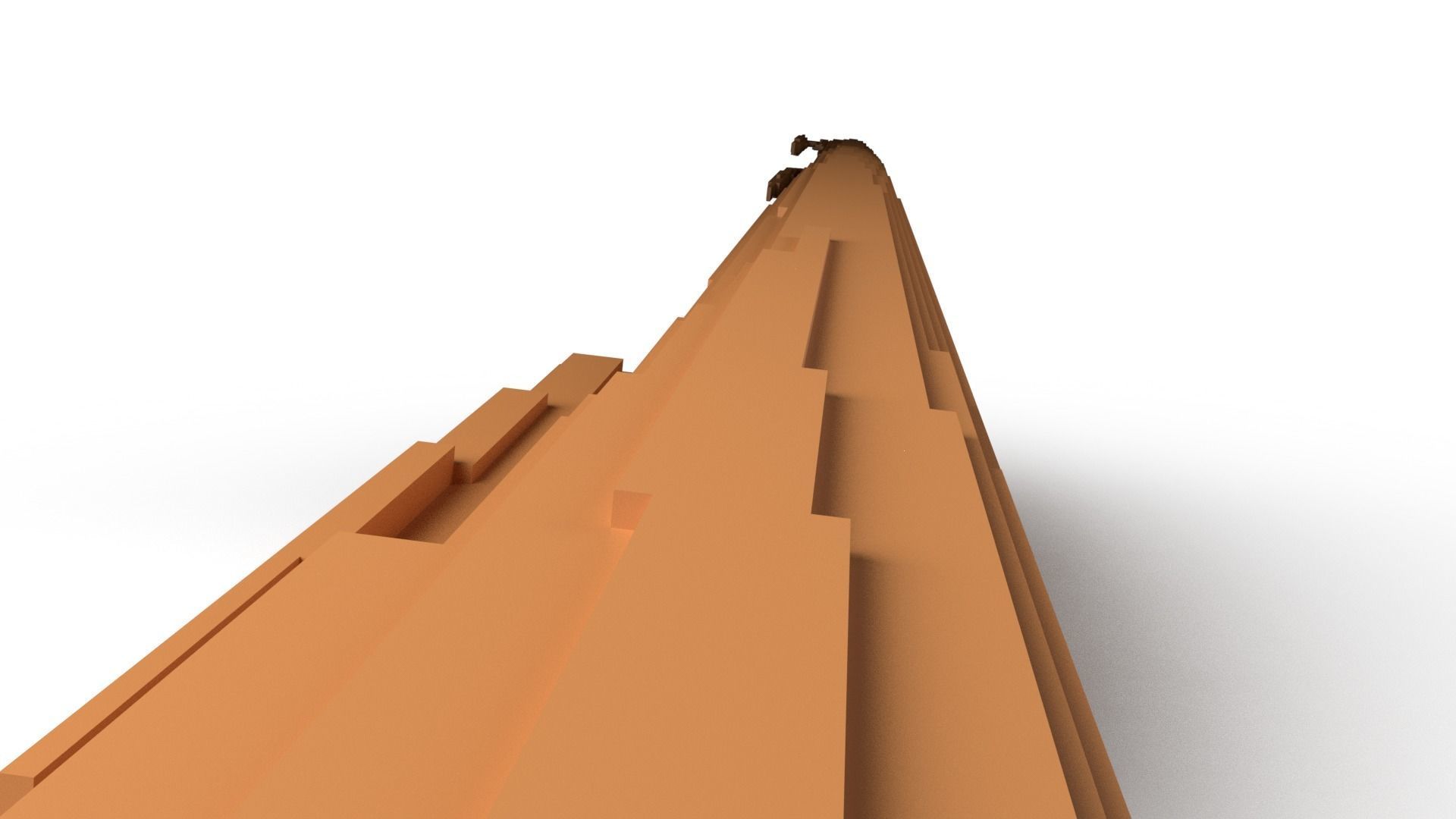 HippoII Minecraft Voxel Low-poly 3D model_3