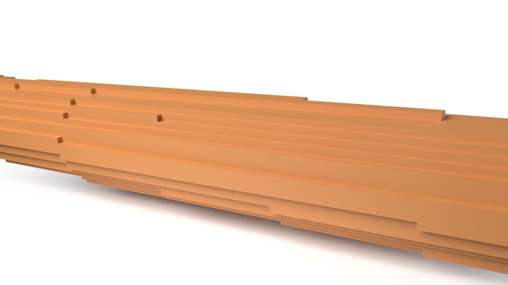 HippoII Minecraft Voxel Low-poly 3D model_1