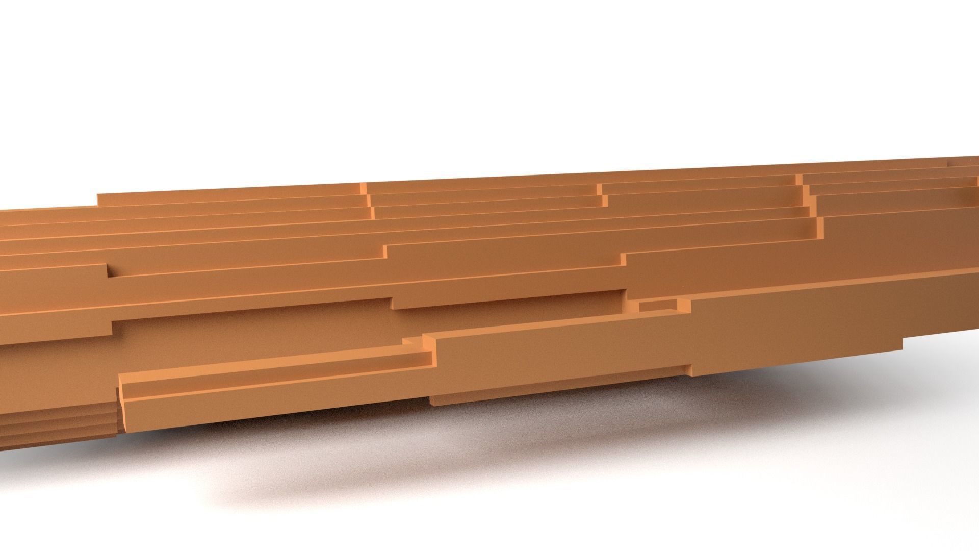 HippoII Minecraft Voxel Low-poly 3D model_5