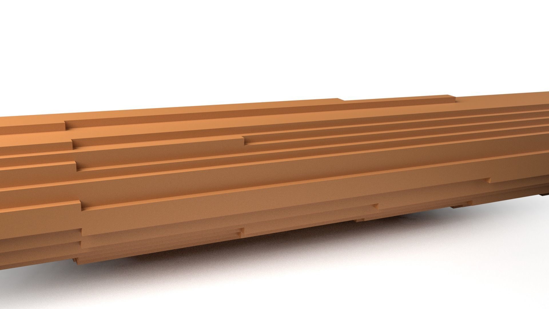 HippoII Minecraft Voxel Low-poly 3D model_2