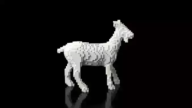 Goat Minecraft Voxel