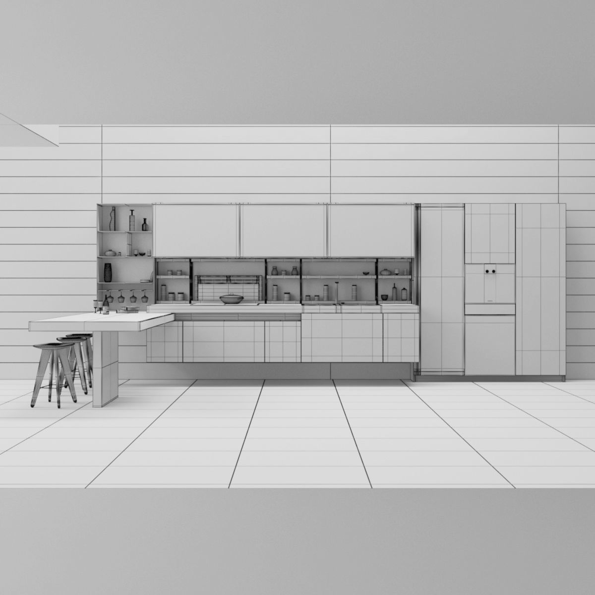 Kitchen 53 3D model_5