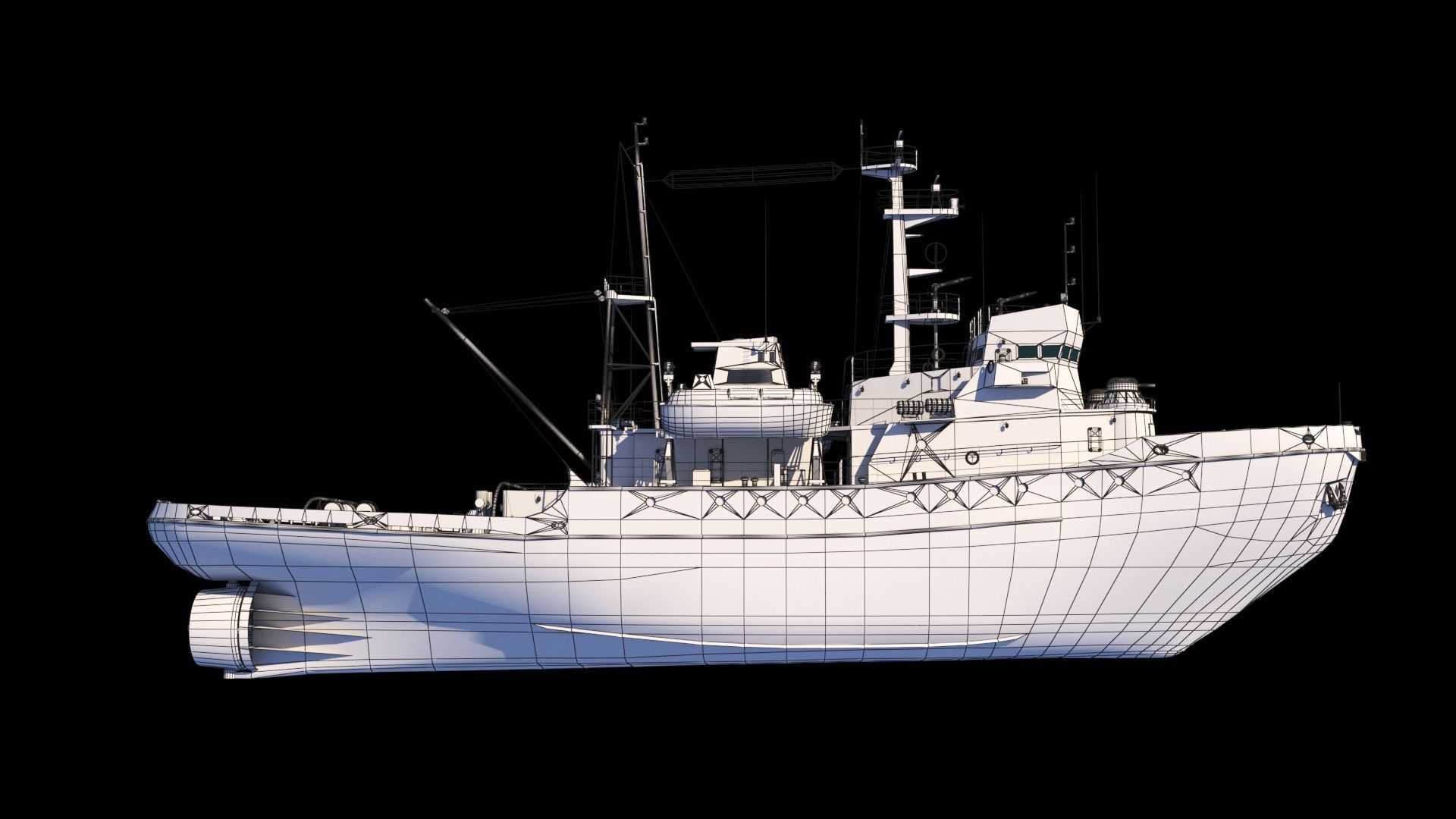 Border patrol ships project 745p 3D model_15