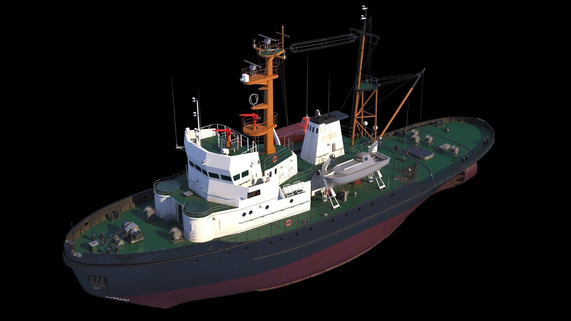 Border patrol ships project 745p 3D model_11