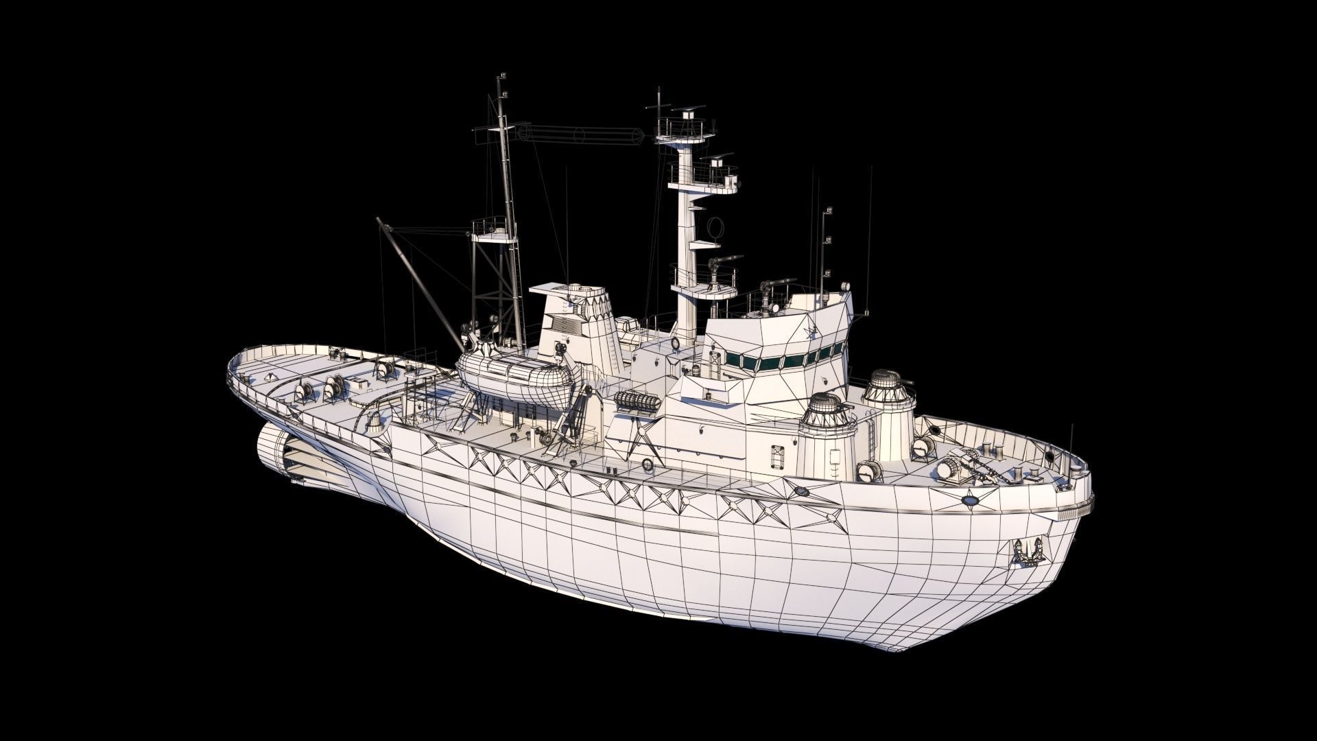 Border patrol ships project 745p 3D model_13