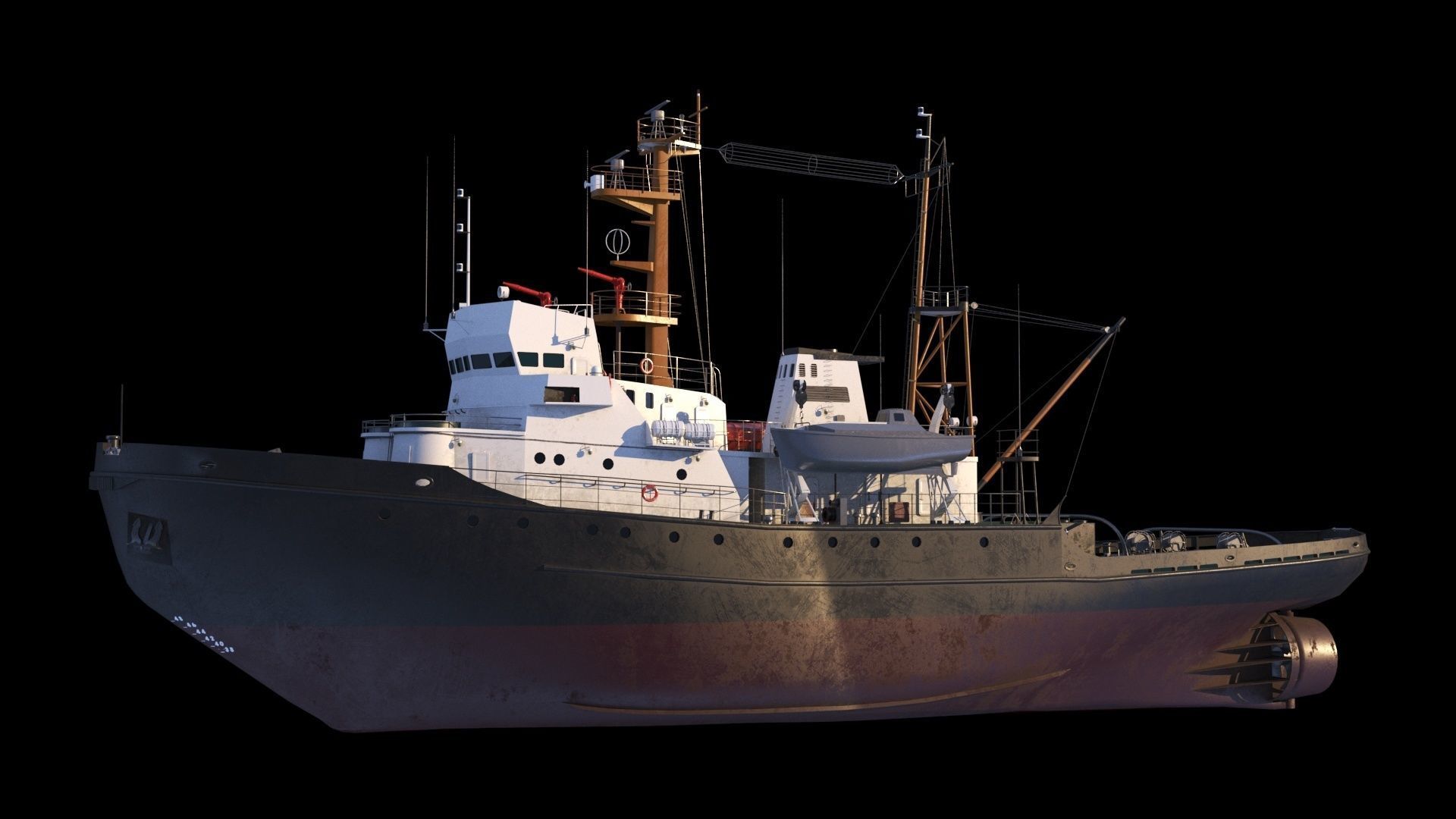 Border patrol ships project 745p 3D model_9