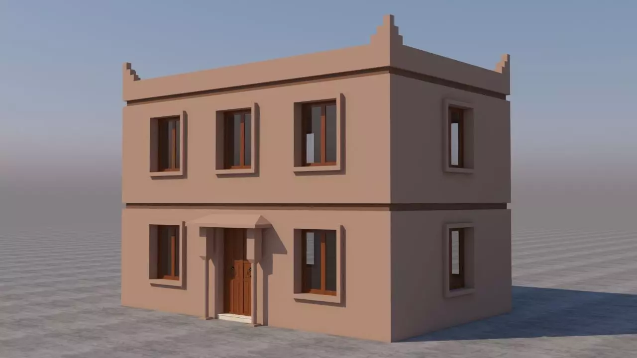 Moroccan House Marrakech  3D model_0