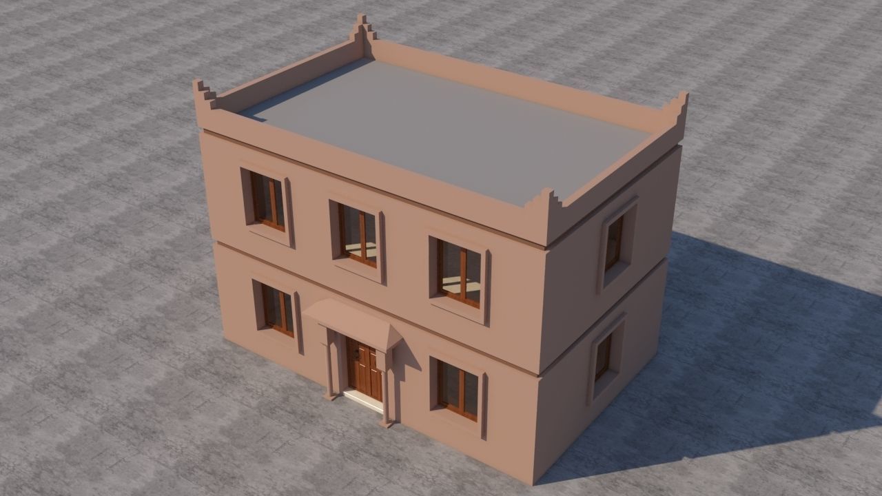 Moroccan House Marrakech  3D model_1