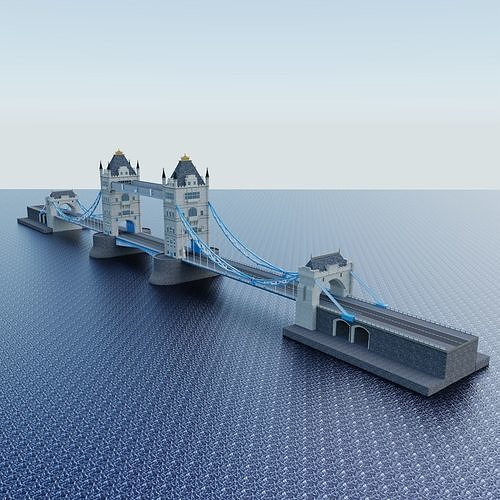 London Tower Bridge 3D model