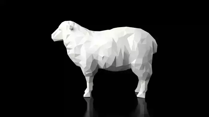 Sheep Low Poligonal