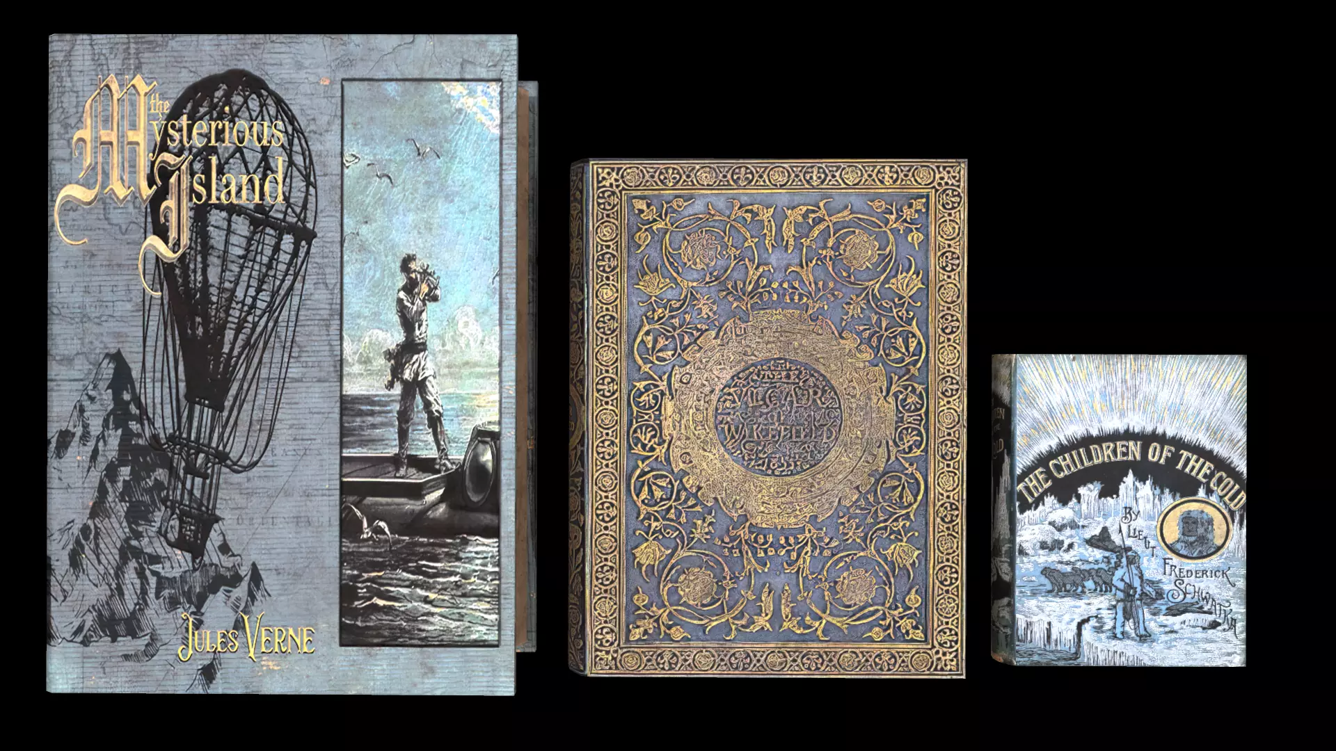 PBR Books book with old design Free low-poly 3D model