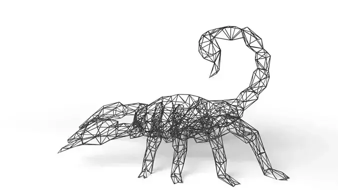 Scorpion Wireframe