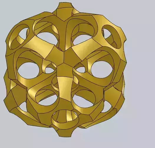 compelx golden flower