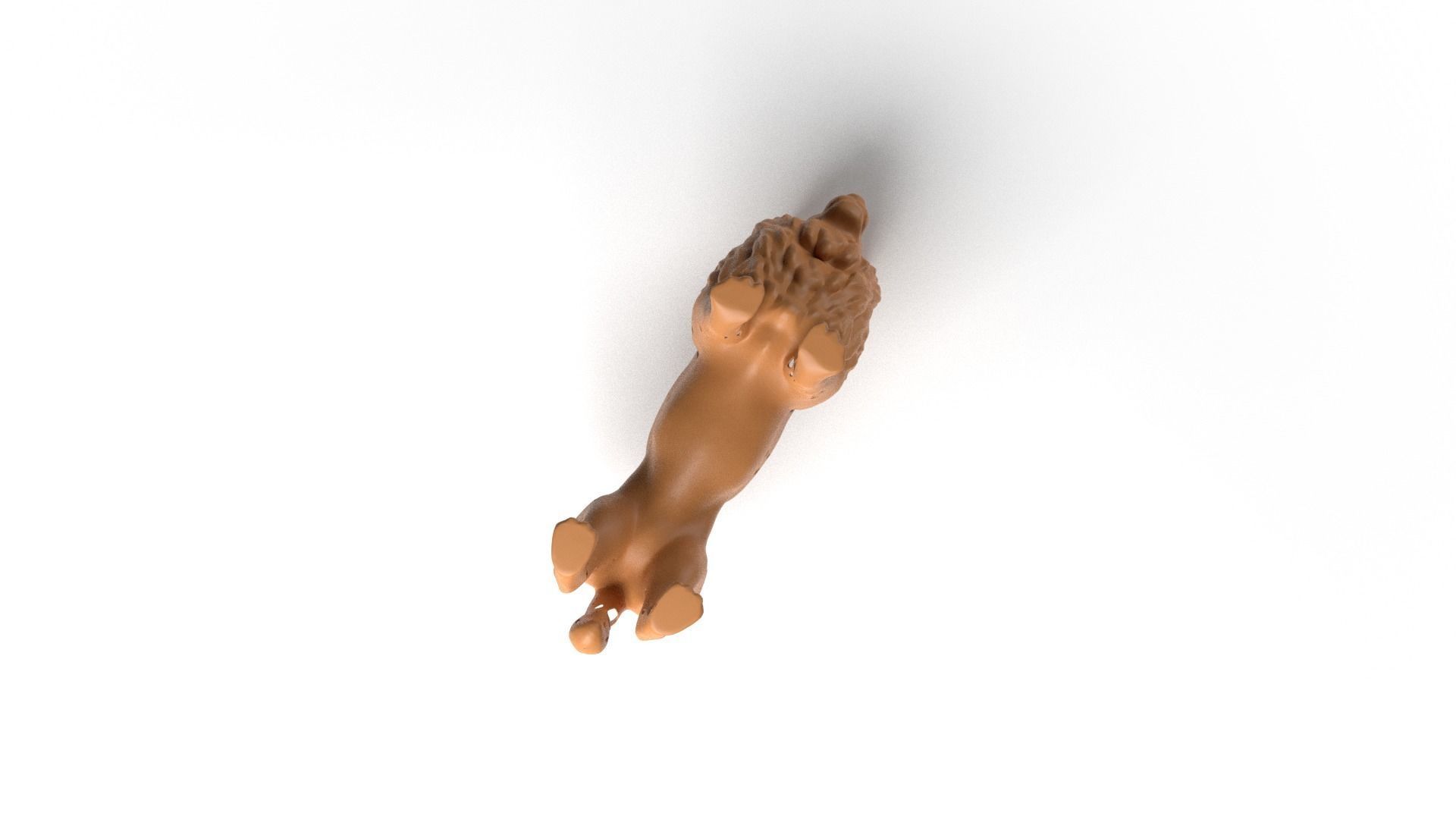 Lion Dust Voronoi Low-poly 3D model_8