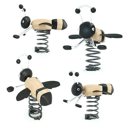Bee Spring Rocker 3D model