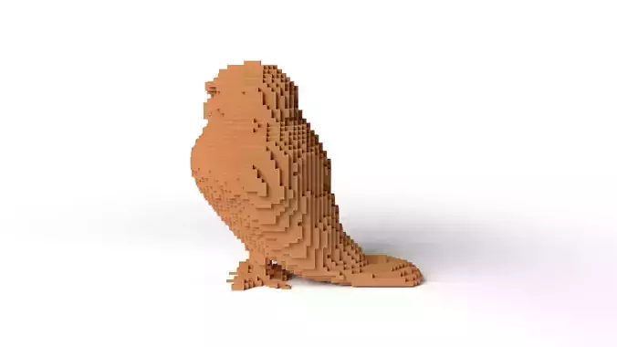 Owl Minecraft Voxel