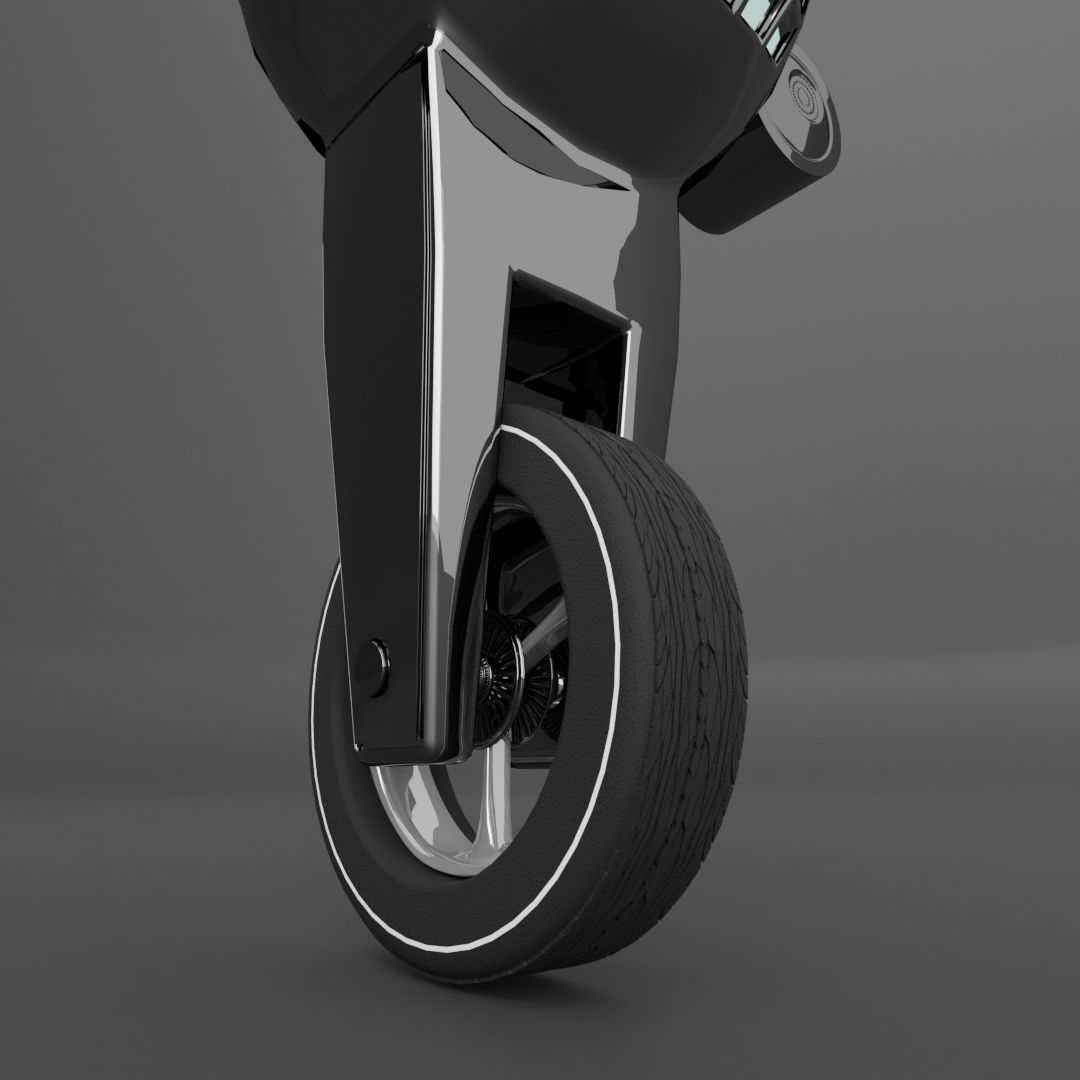 Scifi Robot Low-poly 3D model_11