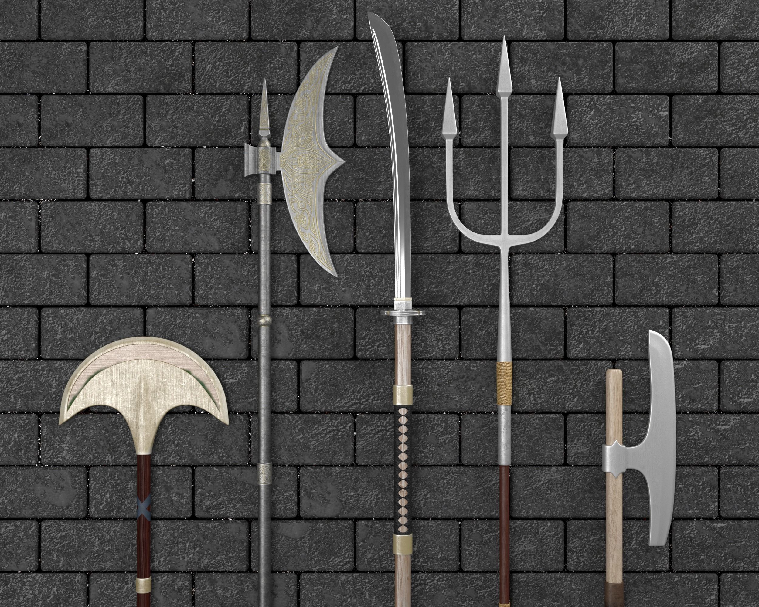 Ancient Collection Weapons Pole Arms _32