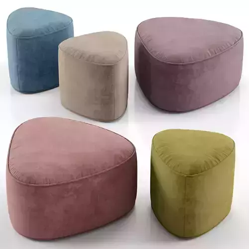 Pebble ottoman - West Elm