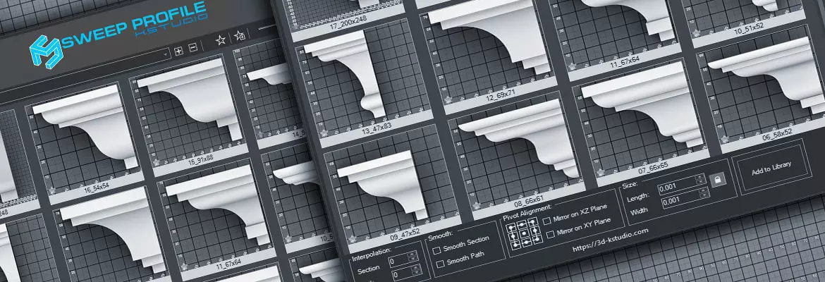 Architectural moldings - Baseboards-A 1 3D model_0