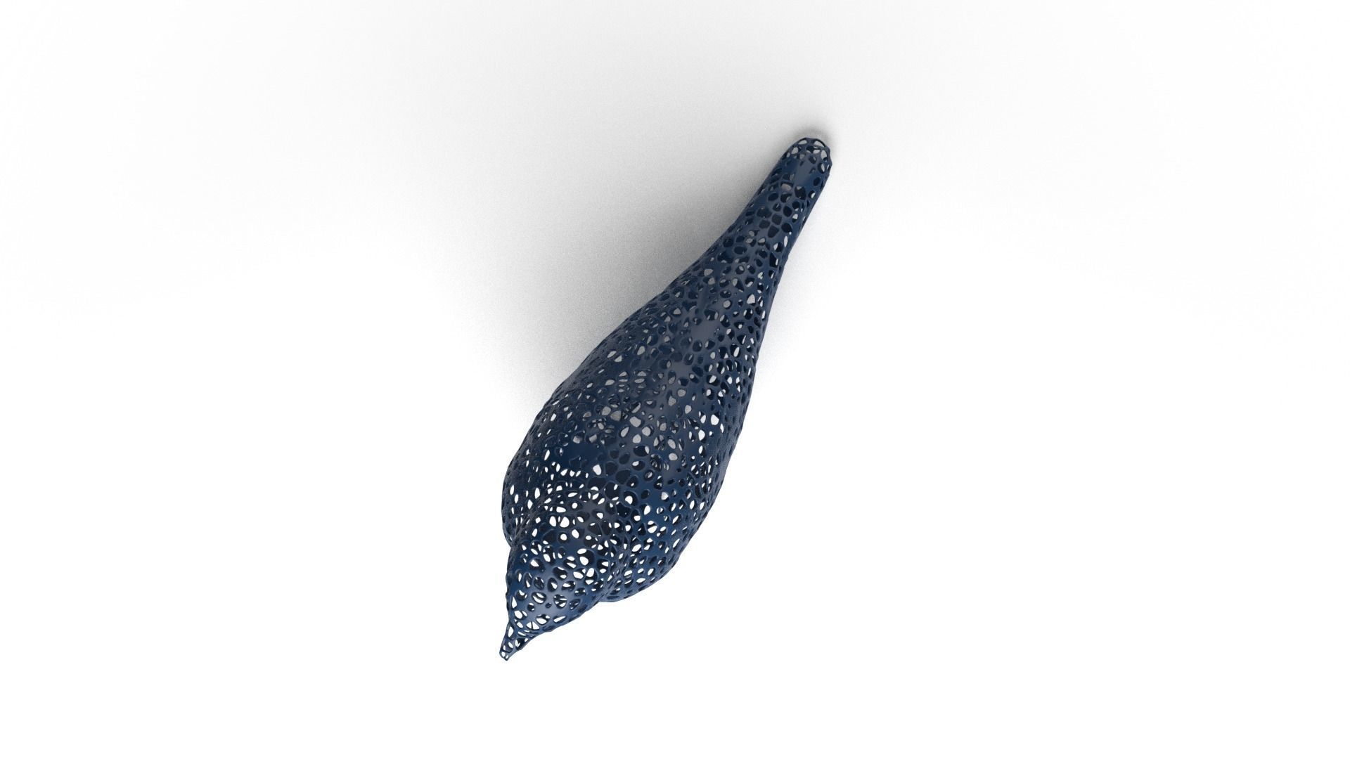 Swallow Voronoi Low-poly 3D model_7