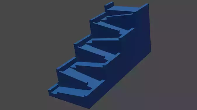 Ramp Leaning 3D model