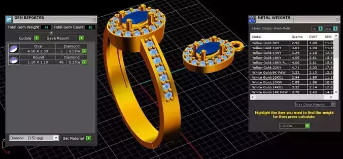 ring  earrings necklace