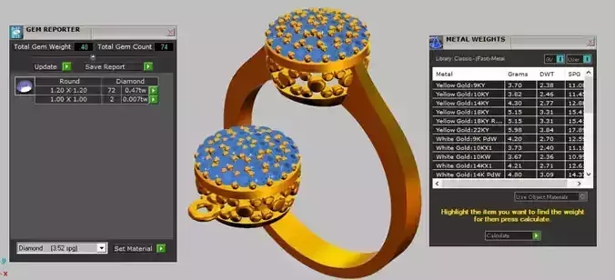 ring  earrings necklace