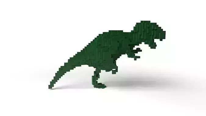 TRexDinosaur Minecraft Voxel