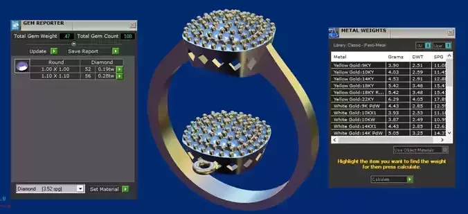 ring  earrings necklace