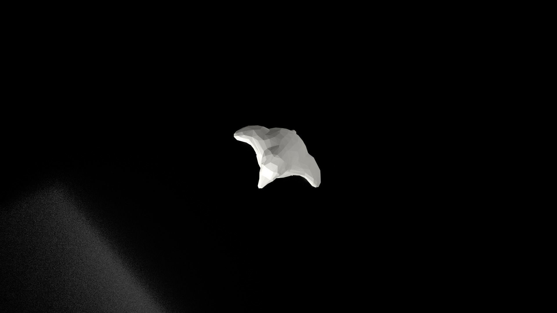 Penguin Low Poligonal Low-poly 3D model_7