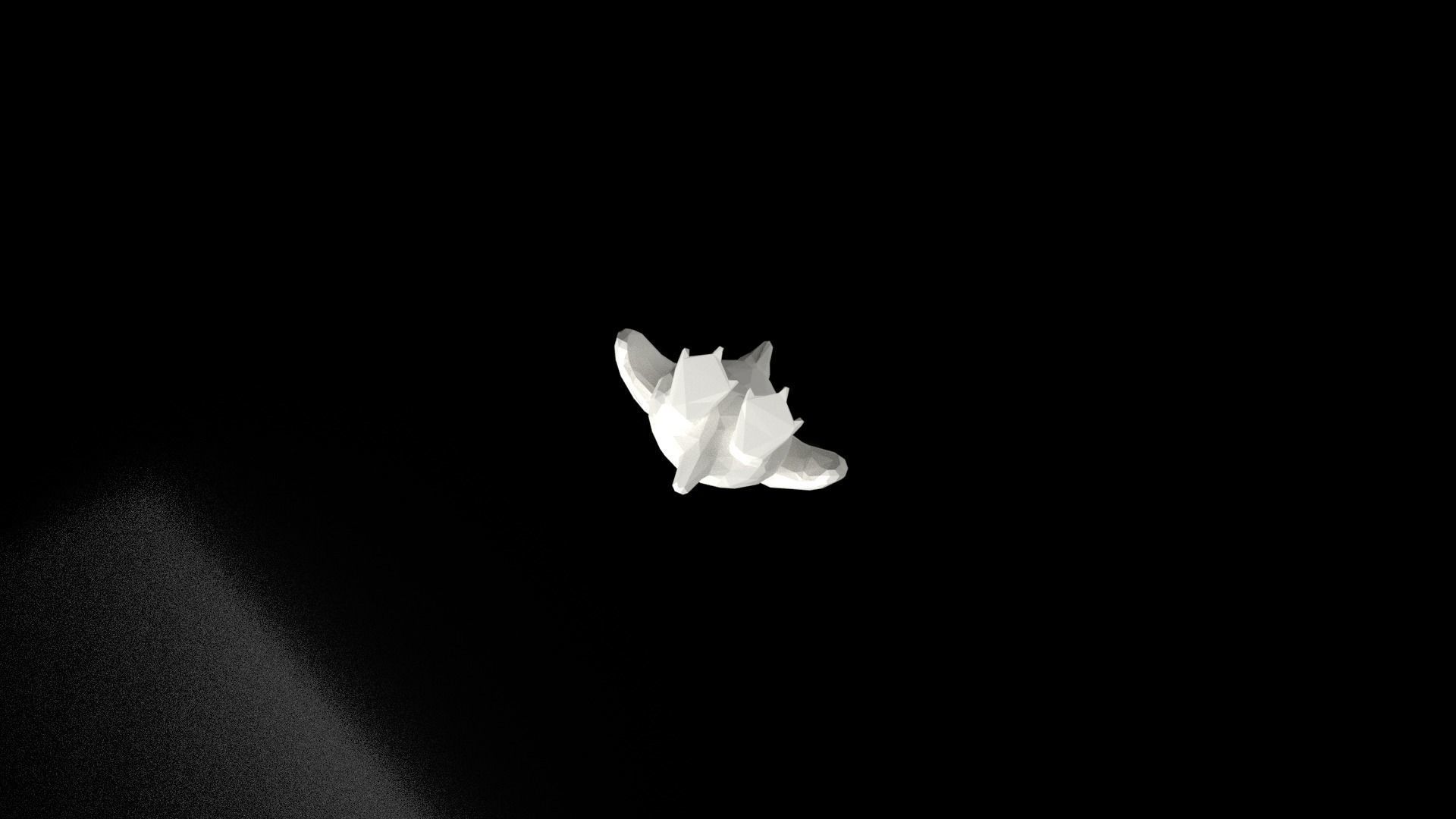 Penguin Low Poligonal Low-poly 3D model_8