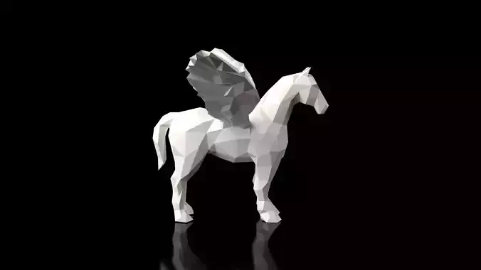 Pegasus Low Poligonal