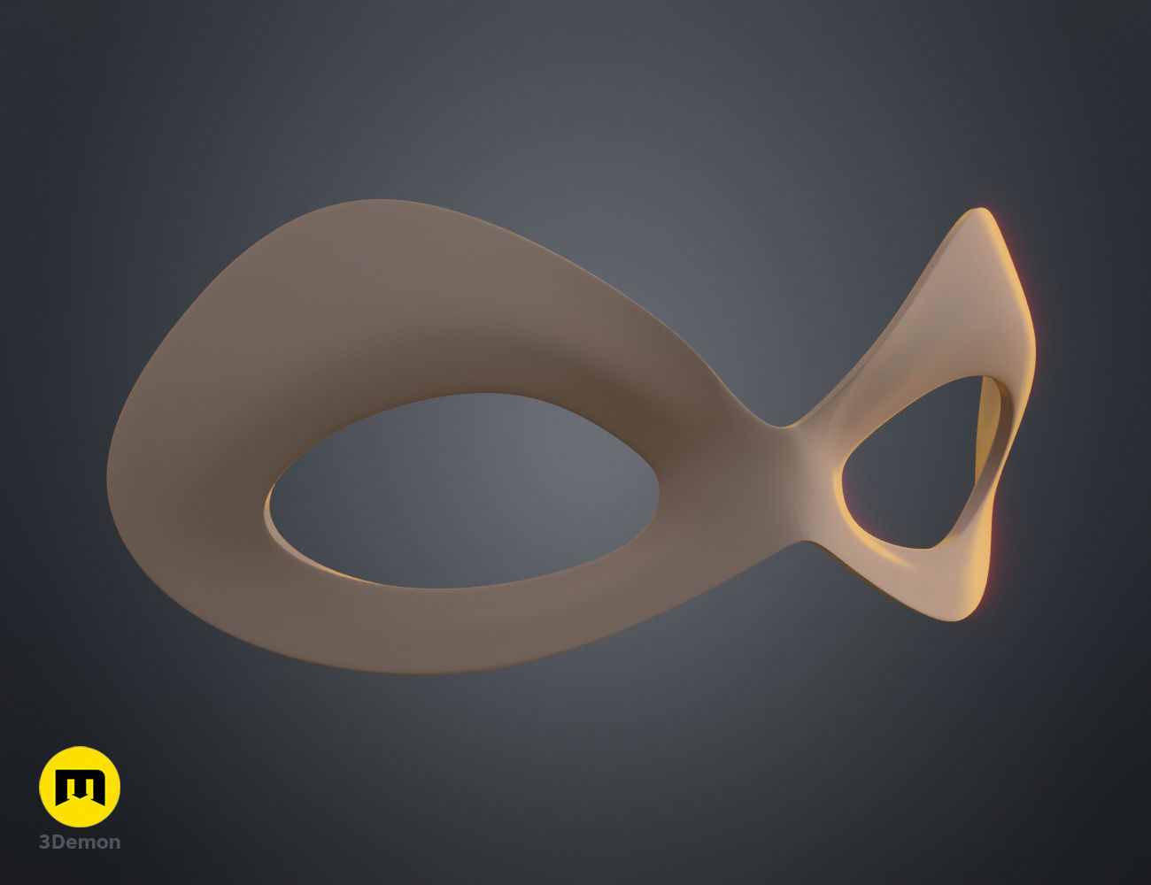 Harley Quinn mask 3D print model_6