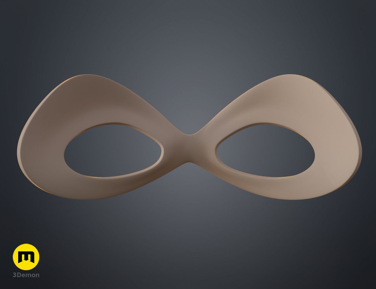 Harley Quinn mask 3D print model_8